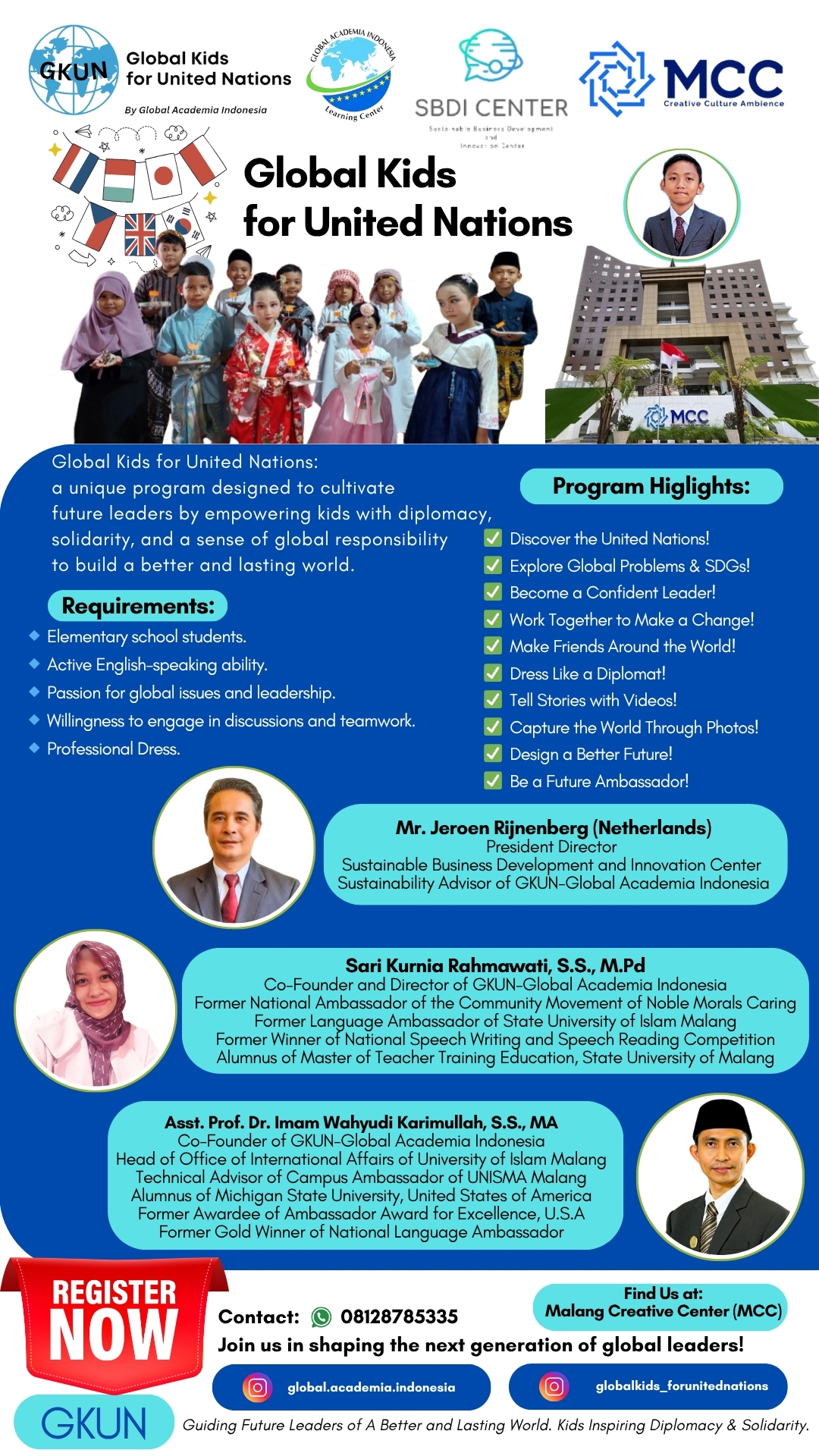 Global Kids and Youth for United Nations by Global Academia Indonesia