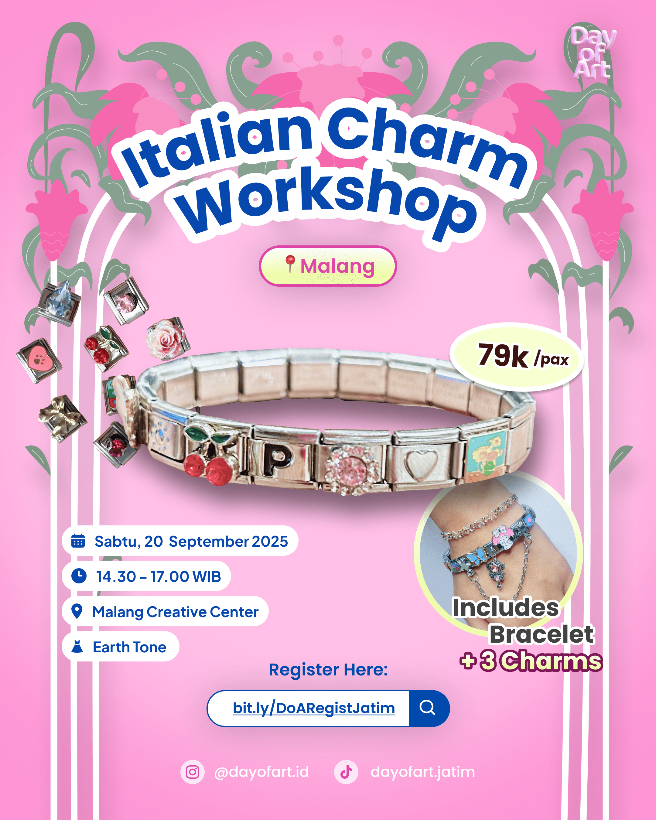 Italian Charm Workshop by Day of Art