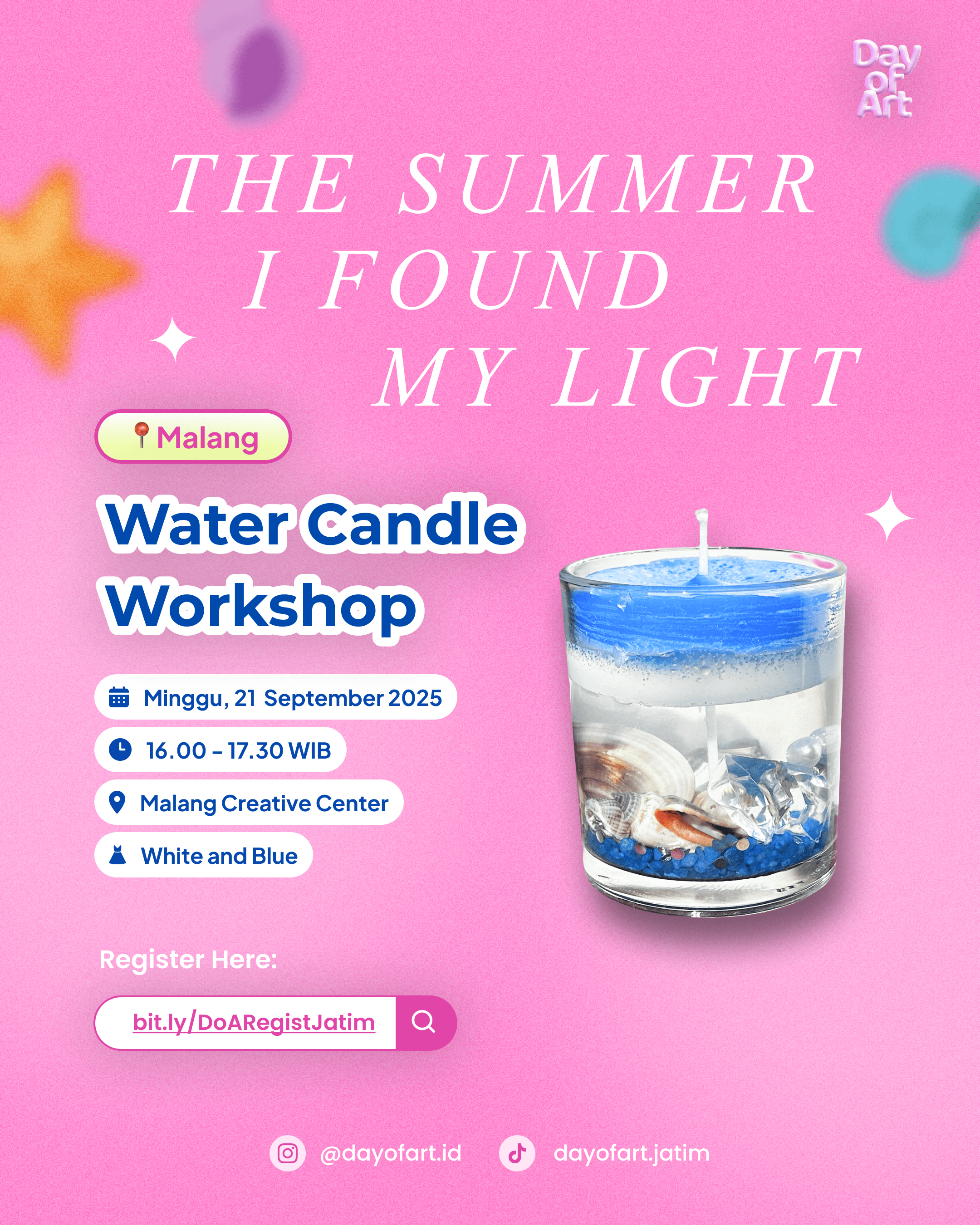Water Candle Workshop by Day of Art